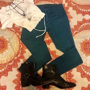 Teal Skinny Jeans